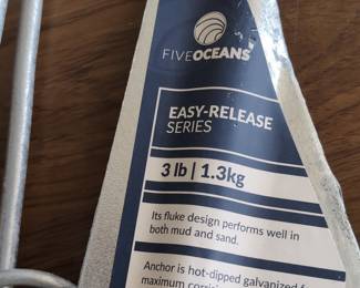 Five Oceans Easy-Release Anchor