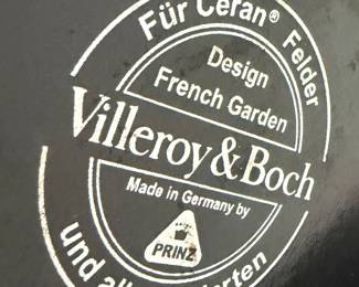 Villeroy & Boch French Garden "Melody" Pattern Enamel Stock Pot
