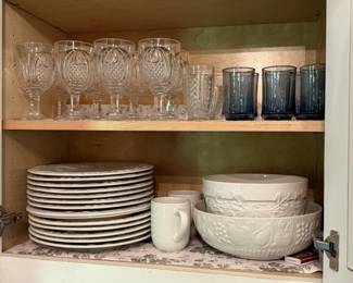 Kitchen Cabinet with dishes