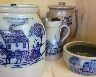 Beaumont Pottery crocks