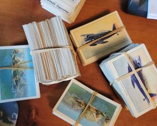 1940s "wings" cigarette trade cards