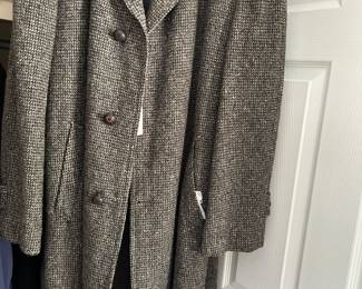 Harris Tweed Overcoat Size L $120