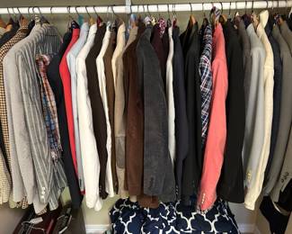 Sport Coats $13.50   Suits $19.50    60’s - 80’s
