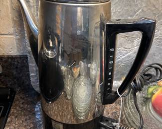 Presto Chrome Electric Percolator $19.50