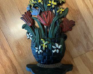Antique Cast Iron Door Stop $27