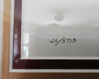 Numbered print