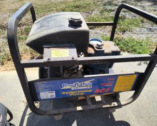 Gas powered trash pump