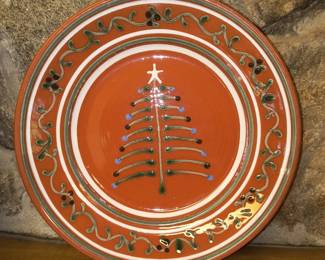 Hal Pugh Christmas plate