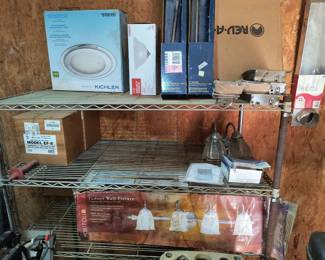 Assorted house fixtures