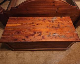 Cedar blanket chest