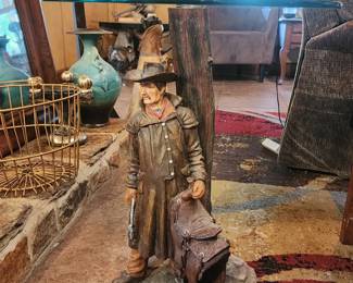 Cowboy theme side table