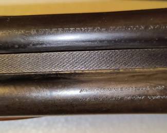 Dickson 12 gauge double barrel