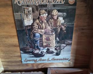 Remington tin tacker sign