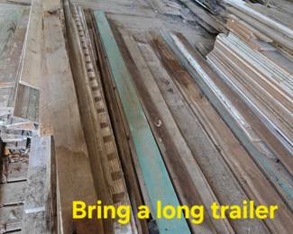 Some pieces of wood are over 16 feet