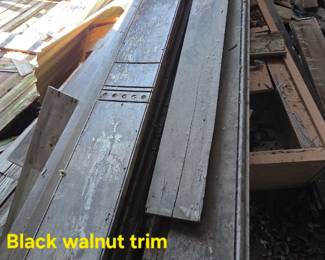 Black walnut trim