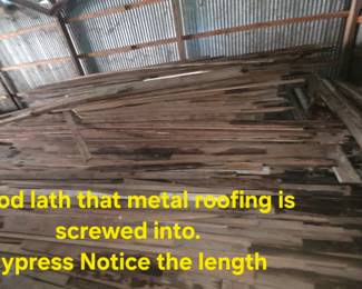 Wood lath to use on your man cave