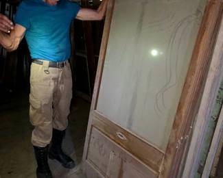 Glass made by blowing it, and cutting it. Made by craftsman