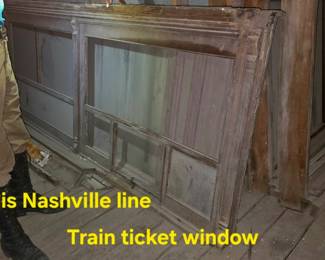 Train ticket window