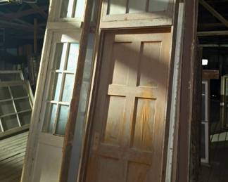 Tall doors with side light