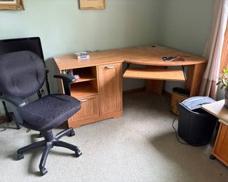 Corner Office Desk & Chair
