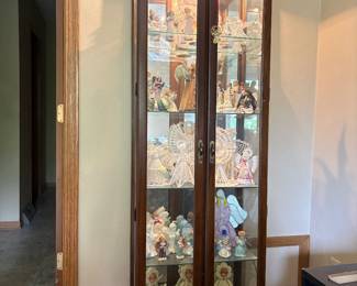 Display Case w/ Light & Angel Collection