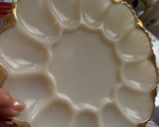  VINTAGE DEVILED EGG HOLDER  - SO FAB