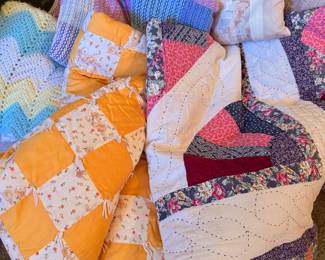 OUR UPSTAIRS HAS MANY QUILTS