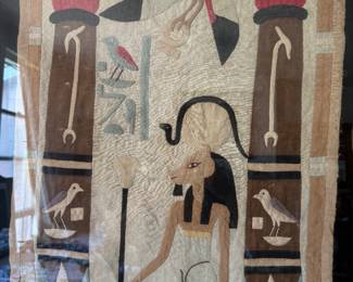 EGYPTIAN TEXTILE WALL PIECE