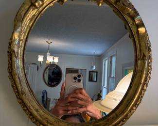 SWEETEST OVAL GILDED MIRROR