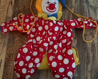Hanging/ swinging Clown