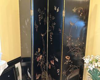 Japanese 4-panel screen, 2-sided