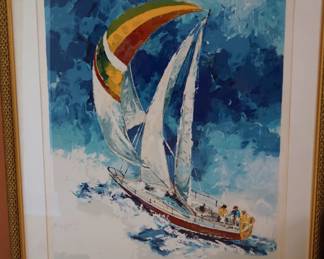 Signed framed ithograph ( more info coming)