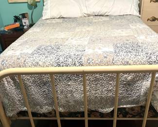 Antique metal bed