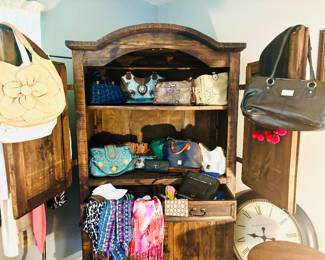 Designer bags and scarves 