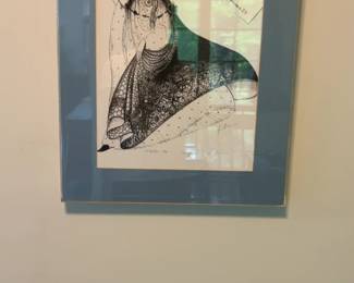 Vintage Virgo Zodiac Framed Art Print by Fred Stone