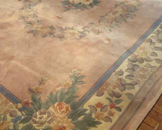Vintage Chinese Art Deco Rug 138 x 102