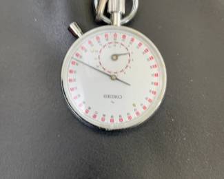 Vintage #2 Seiko Mechanical Stopwatch with Lanyard