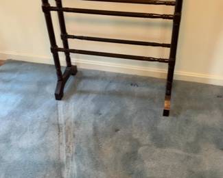 Vintage Style Wooden Quilt Rack