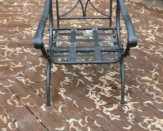 Wrought Iron Patio Armchair