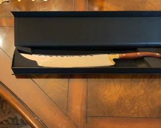 Laguiolle Style Champagne Saber with Rosewood Handle