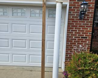 11 metal columns 