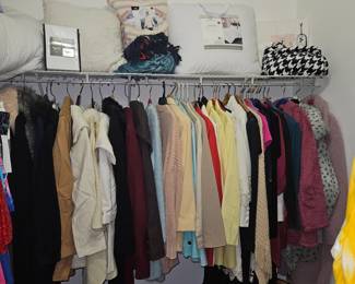 So much clothes shoes and purses