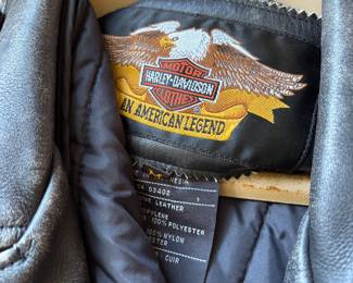 Harley Davidson leather riding jacket 
