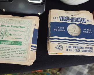 Vintage view-master reels