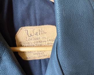 Walter & Co leather jacket 
