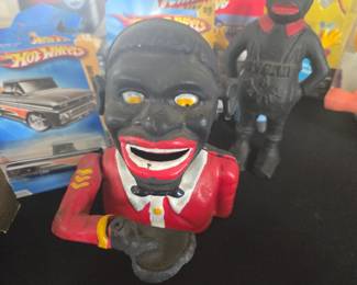 Vintage Jolly Man coin bank