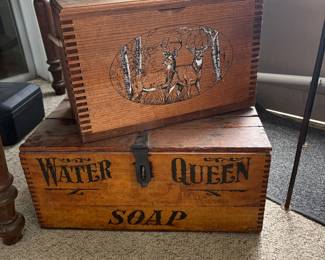 Vintage Wooden crates 
