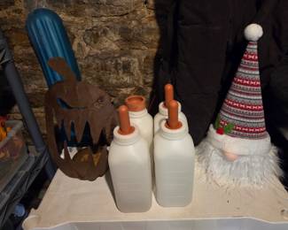 Calf feeding bottles