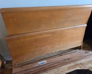 Mid-century bed frame