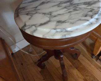 Marble top stool